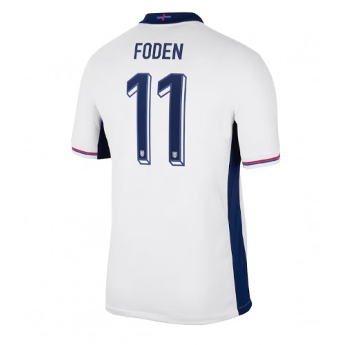Echipament fotbal Anglia Phil Foden #11 Tricou Acasa European 2024 maneca scurta Echipament fotbal Anglia Phil Foden #11 Tricou Acasa European 2024 maneca scurta
