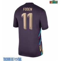 Echipament fotbal Anglia Phil Foden #11 Tricou Deplasare European 2024 maneca scurta