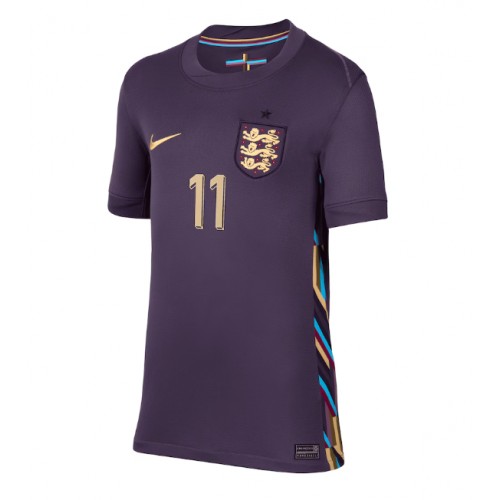 Echipament fotbal Anglia Phil Foden #11 Tricou Deplasare European 2024 pentru femei maneca scurta Echipament fotbal Anglia Phil Foden #11 Tricou Deplasare European 2024 pentru femei maneca scurta