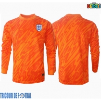 Echipament fotbal Anglia Portar Tricou Acasa European 2024 maneca lunga
