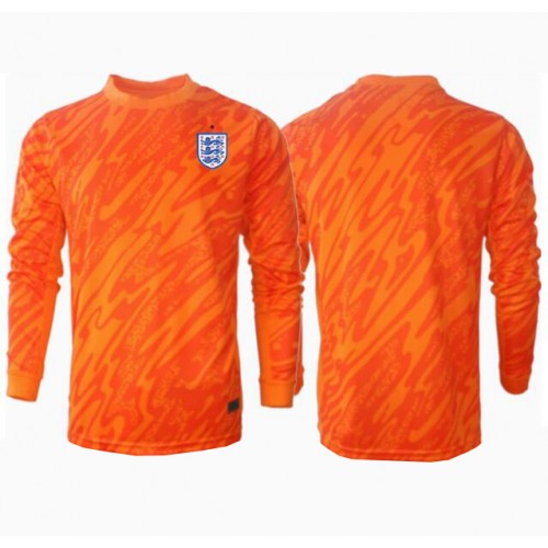 Echipament fotbal Anglia Portar Tricou Acasa European 2024 maneca lunga Echipament fotbal Anglia Portar Tricou Acasa European 2024 maneca lunga