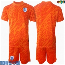 Echipament fotbal Anglia Portar Tricou Acasa European 2024 pentru copii maneca scurta (+ Pantaloni scurti)