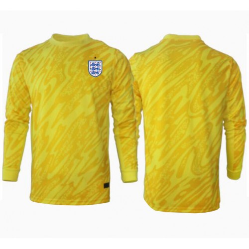 Echipament fotbal Anglia Portar Tricou Deplasare European 2024 maneca lunga Echipament fotbal Anglia Portar Tricou Deplasare European 2024 maneca lunga