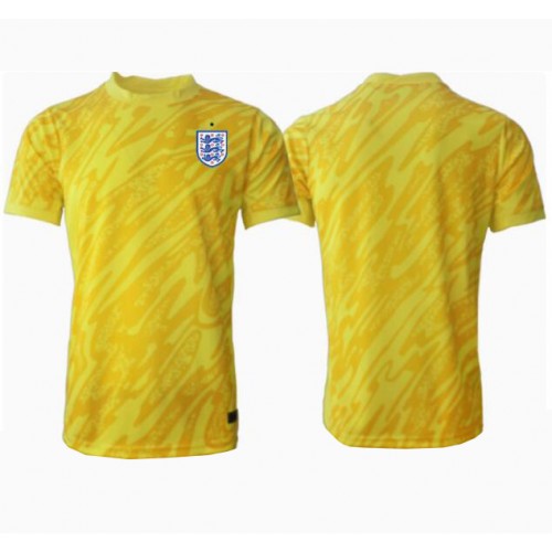 Echipament fotbal Anglia Portar Tricou Deplasare European 2024 maneca scurta Echipament fotbal Anglia Portar Tricou Deplasare European 2024 maneca scurta