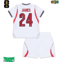 Echipament fotbal Anglia Reece James #24 Tricou Acasa Mondial 2026 pentru copii maneca scurta (+ Pantaloni scurti)