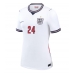 Echipament fotbal Anglia Reece James #24 Tricou Acasa Mondial 2026 pentru femei maneca scurta