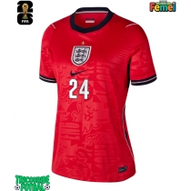 Echipament fotbal Anglia Reece James #24 Tricou Deplasare Mondial 2026 pentru femei maneca scurta