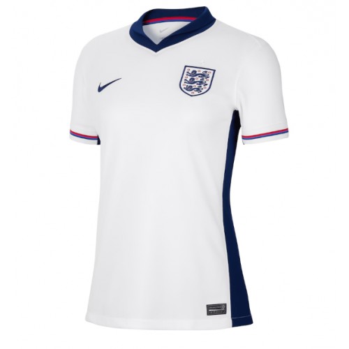 Echipament fotbal Anglia Tricou Acasa European 2024 pentru femei maneca scurta Echipament fotbal Anglia Tricou Acasa European 2024 pentru femei maneca scurta