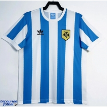 Echipament fotbal Argentina 1978 Tricou Retro Acasa maneca scurta
