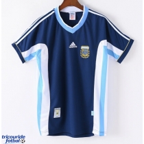 Echipament fotbal Argentina 1988 Tricou Retro Deplasare maneca scurta