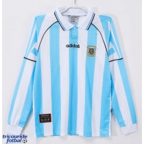 Echipament fotbal Argentina 1996-1997 Tricou Retro Acasa maneca scurta
