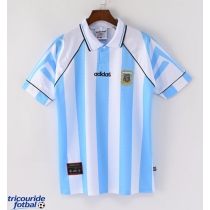 Echipament fotbal Argentina 1997 Tricou Retro Acasa maneca scurta