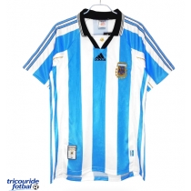 Echipament fotbal Argentina 1998-1999 Tricou Retro Acasa maneca scurta