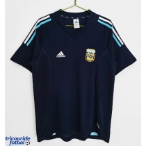 Echipament fotbal Argentina 2002 Tricou Retro Deplasare maneca scurta