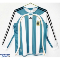 Echipament fotbal Argentina 2006 Tricou Retro Acasa maneca lunga