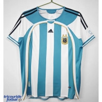 Echipament fotbal Argentina 2006 Tricou Retro Acasa maneca scurta