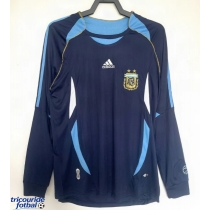 Echipament fotbal Argentina 2006 Tricou Retro Deplasare maneca lunga