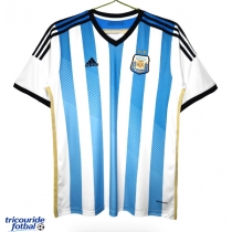 Echipament fotbal Argentina 2014 Tricou Retro Acasa maneca scurta