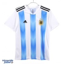 Echipament fotbal Argentina 2018 Tricou Retro Acasa maneca scurta