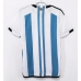 Echipament fotbal Argentina 2022 Tricou Retro Acasa maneca scurta