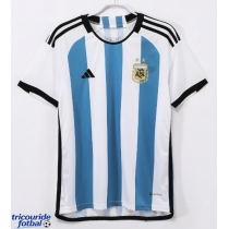 Echipament fotbal Argentina 2022 Tricou Retro Acasa maneca scurta