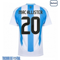 Echipament fotbal Argentina Alexis Mac Allister #20 Tricou Acasa Copa America 2024 maneca scurta
