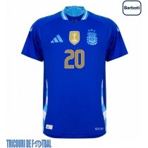 Echipament fotbal Argentina Alexis Mac Allister #20 Tricou Deplasare Copa America 2024 maneca scurta