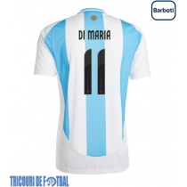 Echipament fotbal Argentina Angel Di Maria #11 Tricou Acasa Copa America 2024 maneca scurta