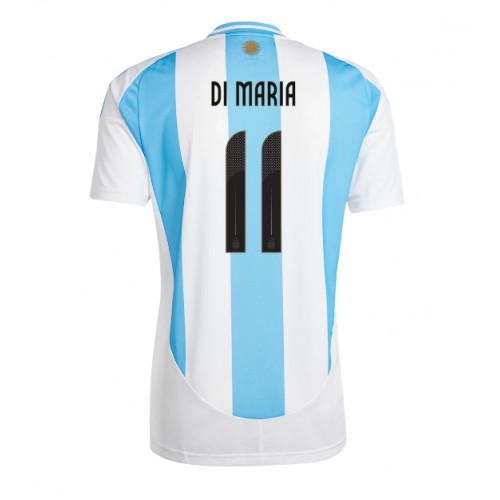 Echipament fotbal Argentina Angel Di Maria #11 Tricou Acasa Copa America 2024 maneca scurta Echipament fotbal Argentina Angel Di Maria #11 Tricou Acasa Copa America 2024 maneca scurta