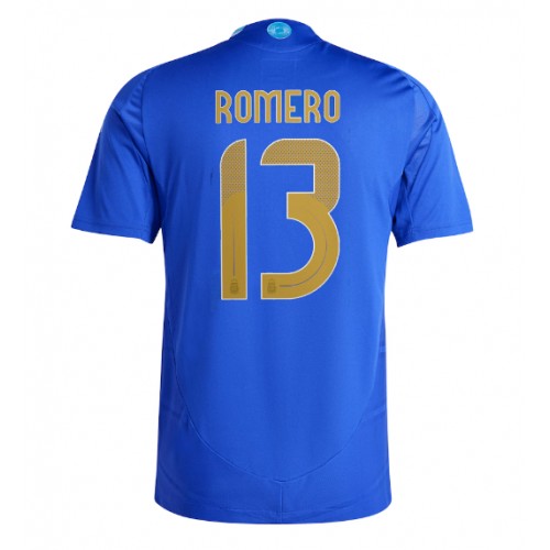 Echipament fotbal Argentina Cristian Romero #13 Tricou Deplasare Copa America 2024 maneca scurta Echipament fotbal Argentina Cristian Romero #13 Tricou Deplasare Copa America 2024 maneca scurta