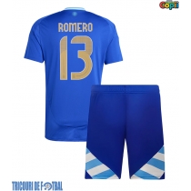 Echipament fotbal Argentina Cristian Romero #13 Tricou Deplasare Copa America 2024 pentru copii maneca scurta (+ Pantaloni scurti)
