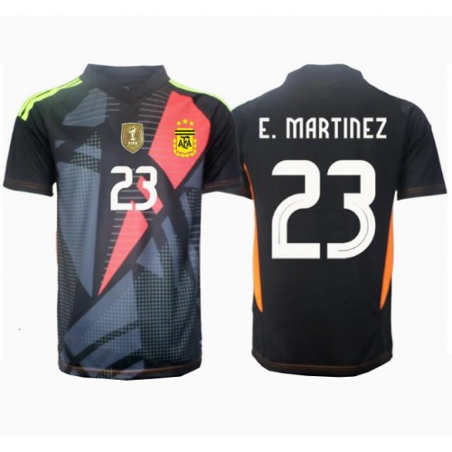 Echipament fotbal Argentina Emiliano Martinez #23 Portar Tricou Acasa Copa America 2024 maneca scurta Echipament fotbal Argentina Emiliano Martinez #23 Portar Tricou Acasa Copa America 2024 maneca scurta