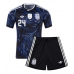 Echipament fotbal Argentina Enzo Fernandez #24 Tricou Deplasare Mondial 2026 pentru copii maneca scurta (+ Pantaloni scurti)