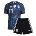 Echipament fotbal Argentina Giuliano Simeone #17 Tricou Deplasare Mondial 2026 pentru copii maneca scurta (+ Pantaloni scurti)