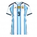 Echipament fotbal Argentina Julian Alvarez #9 Tricou Acasa Mondial 2026 pentru femei maneca scurta