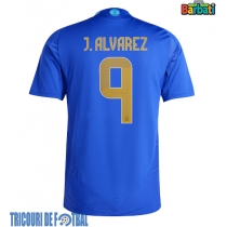 Echipament fotbal Argentina Julian Alvarez #9 Tricou Deplasare Copa America 2024 maneca scurta