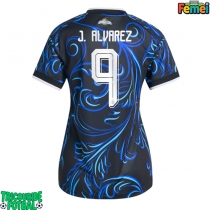 Echipament fotbal Argentina Julian Alvarez #9 Tricou Deplasare Mondial 2026 pentru femei maneca scurta