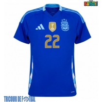 Echipament fotbal Argentina Lautaro Martinez #22 Tricou Deplasare Copa America 2024 maneca scurta