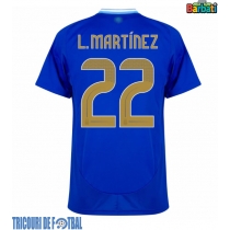 Echipament fotbal Argentina Lautaro Martinez #22 Tricou Deplasare Copa America 2024 maneca scurta