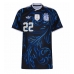 Echipament fotbal Argentina Lautaro Martinez #22 Tricou Deplasare Mondial 2026 pentru femei maneca scurta