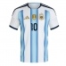Echipament fotbal Argentina Lionel Messi #10 Tricou Acasa Mondial 2026 maneca scurta