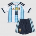 Echipament fotbal Argentina Lionel Messi #10 Tricou Acasa Mondial 2026 pentru copii maneca scurta (+ Pantaloni scurti)