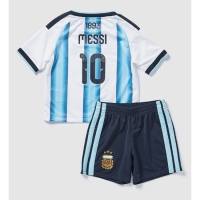 Echipament fotbal Argentina Lionel Messi #10 Tricou Acasa Mondial 2026 pentru copii maneca scurta (+ Pantaloni scurti)