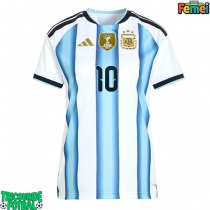 Echipament fotbal Argentina Lionel Messi #10 Tricou Acasa Mondial 2026 pentru femei maneca scurta