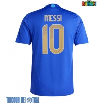 Echipament fotbal Argentina Lionel Messi #10 Tricou Deplasare Copa America 2024 maneca scurta