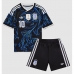 Echipament fotbal Argentina Lionel Messi #10 Tricou Deplasare Mondial 2026 pentru copii maneca scurta (+ Pantaloni scurti)