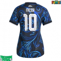 Echipament fotbal Argentina Lionel Messi #10 Tricou Deplasare Mondial 2026 pentru femei maneca scurta