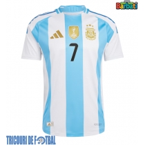 Echipament fotbal Argentina Rodrigo De Paul #7 Tricou Acasa Copa America 2024 maneca scurta