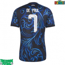 Echipament fotbal Argentina Rodrigo De Paul #7 Tricou Deplasare Mondial 2026 maneca scurta