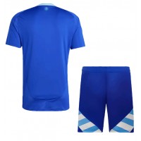 Echipament fotbal Argentina Tricou Deplasare Copa America 2024 pentru copii maneca scurta (+ Pantaloni scurti)